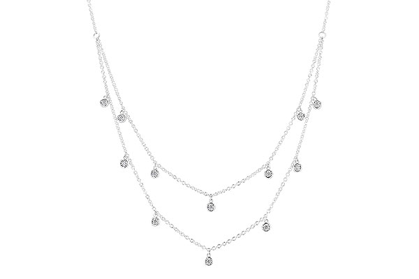 B328-74534: NECKLACE .22 TW (18 INCHES)