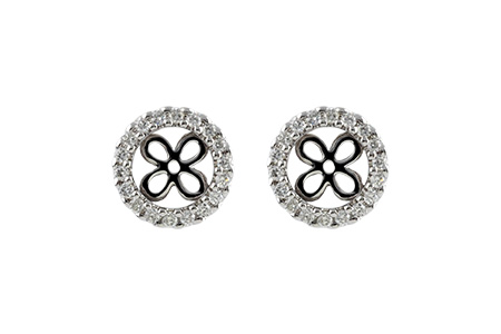 E242-40843: EARRING JACKETS .30 TW (FOR 1.50-2.00 CT TW STUDS)
