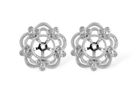 F240-59088: EARRING JACKETS .16 TW (FOR 0.75-1.50 CT TW STUDS)