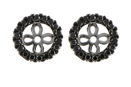 G243-29015: EARRING JACKETS .25 TW (FOR 0.75-1.00 CT TW STUDS)