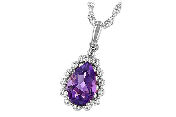 G244-22706: NECKLACE 1.06 CT AMETHYST