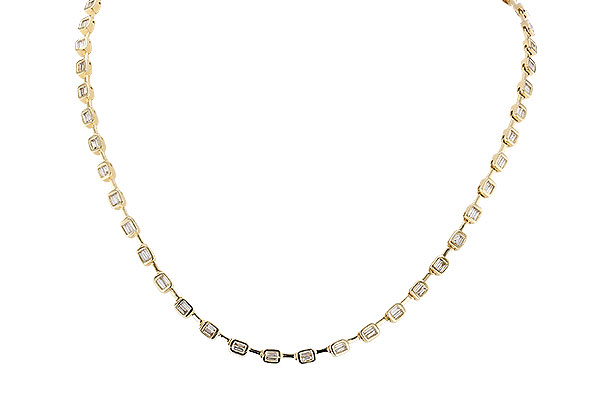 H328-78133: NECKLACE 2.05 TW BAGUETTES (17 INCHES)
