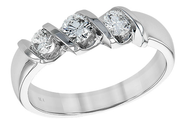 K147-89015: LDS WED RING .20 BR .50 TW