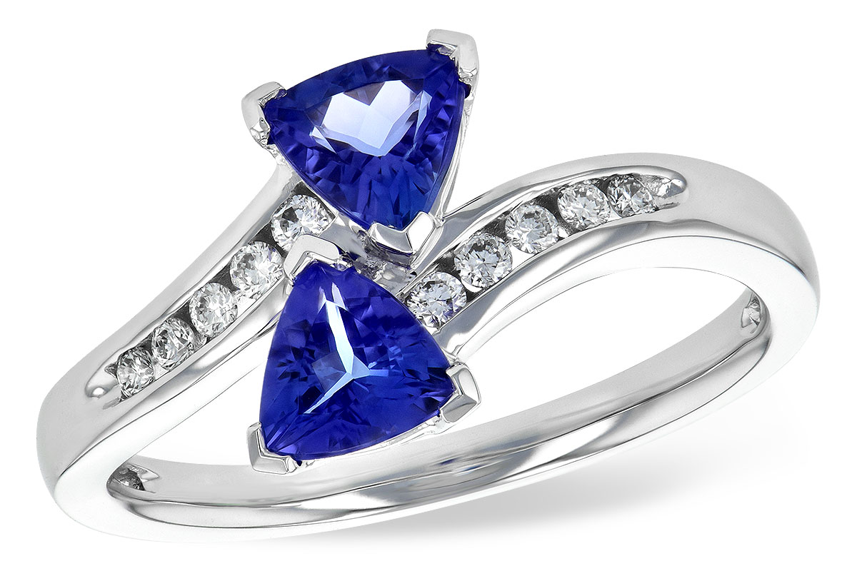 A245-09998: LDS RG .77 TW TANZANITE .90 TGW