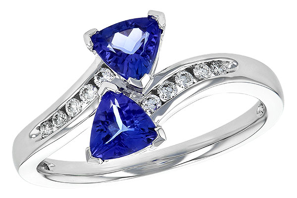 A245-09998: LDS RG .77 TW TANZANITE .90 TGW