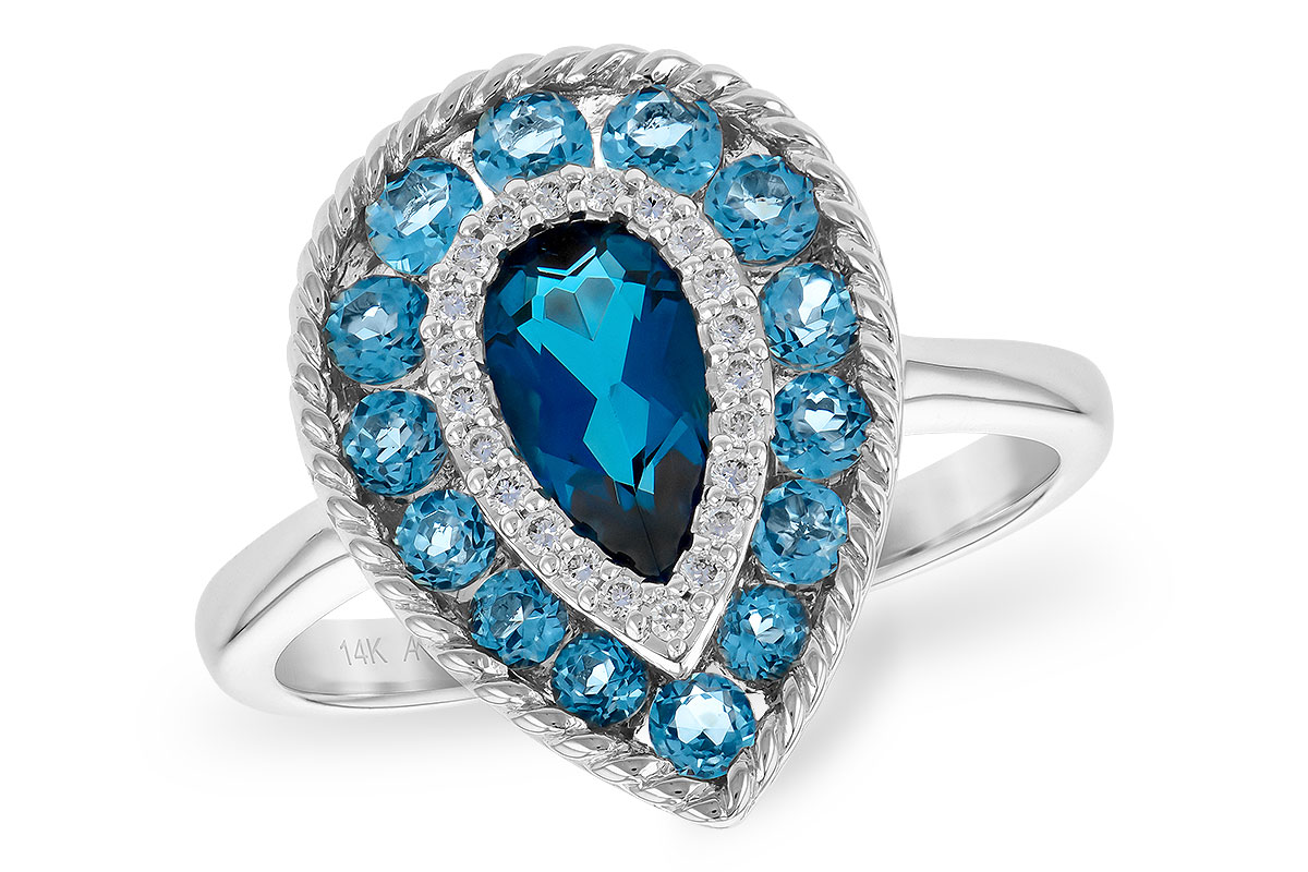 A245-13625: LDS RG 1.52 TW BLUE TOPAZ 1.60 TGW