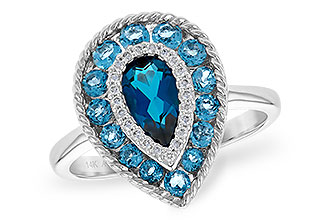 A245-13625: LDS RG 1.52 TW BLUE TOPAZ 1.60 TGW