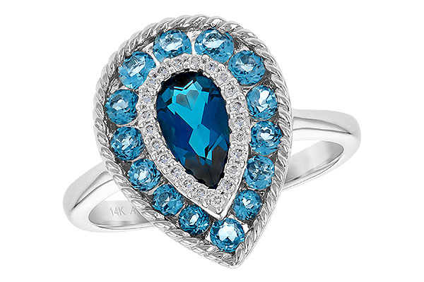 A245-13625: LDS RG 1.52 TW BLUE TOPAZ 1.60 TGW