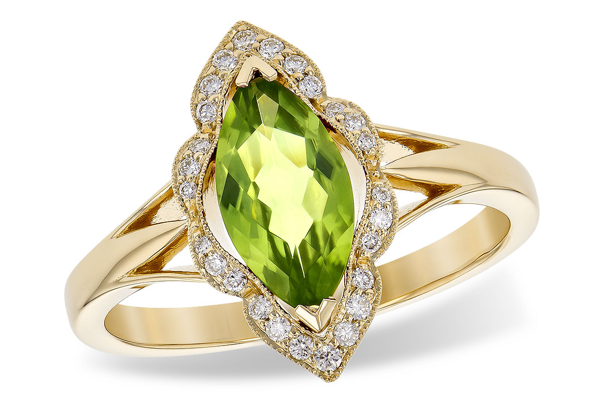 A245-15434: LDS RG .94 PERIDOT 1.05 TGW