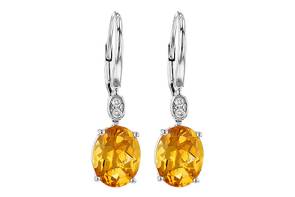 A245-18098: EARR 3.20 TW CITRINE 3.25 TGW (9x7MM CIT)