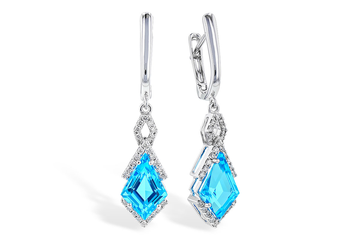 A328-75407: EARR 2.72 TW BLUE TOPAZ 2.90 TGW