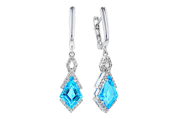 A328-75407: EARR 2.72 TW BLUE TOPAZ 2.90 TGW