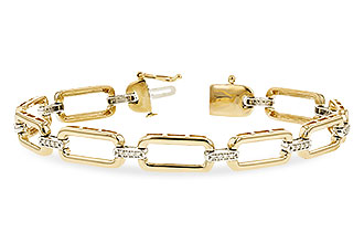 A328-79034: BRACELET .25 TW (7.5" - B244-24507 WITH LARGER LINKS)