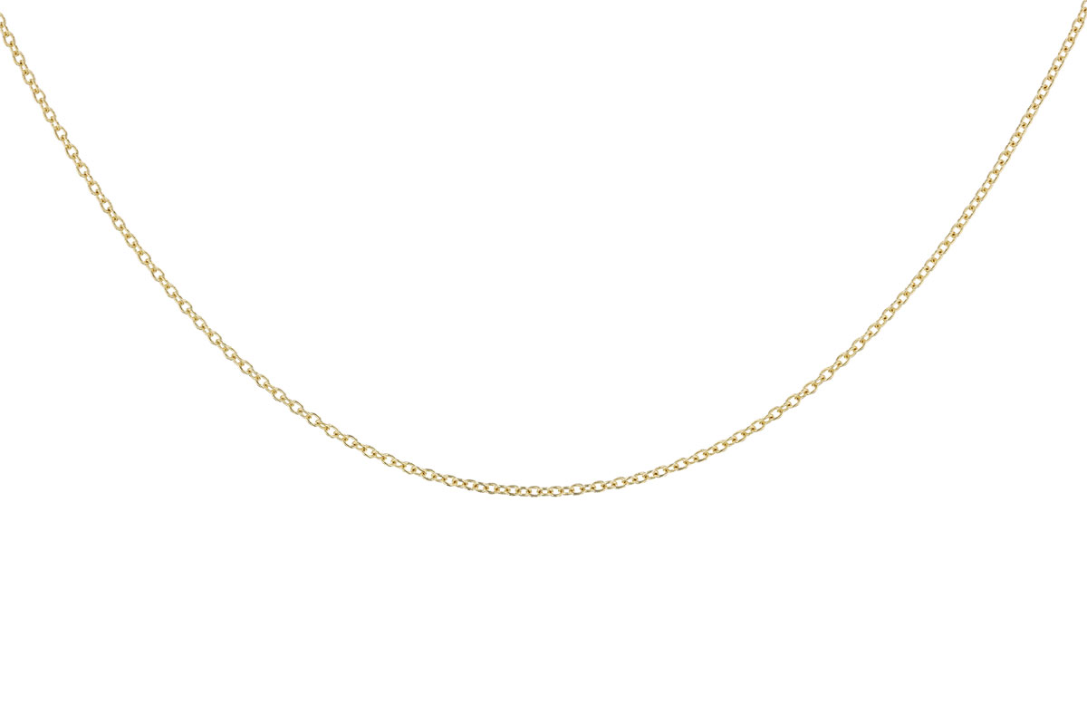 A328-79943: CABLE CHAIN (24IN, 1.3MM, 14KT, LOBSTER CLASP)