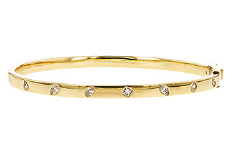 A328-79952: BANGLE .35 TW FANCY CUT DIAMONDS