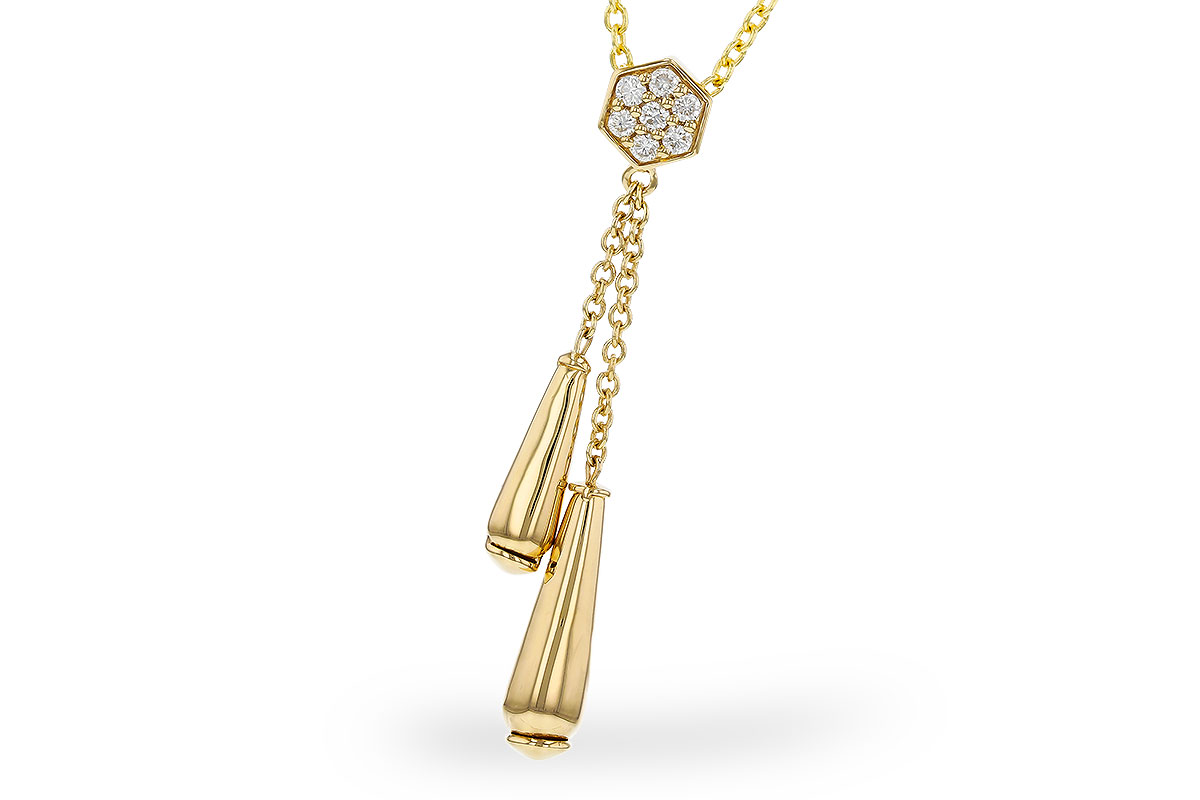 A329-65416: NECKLACE .11 TW