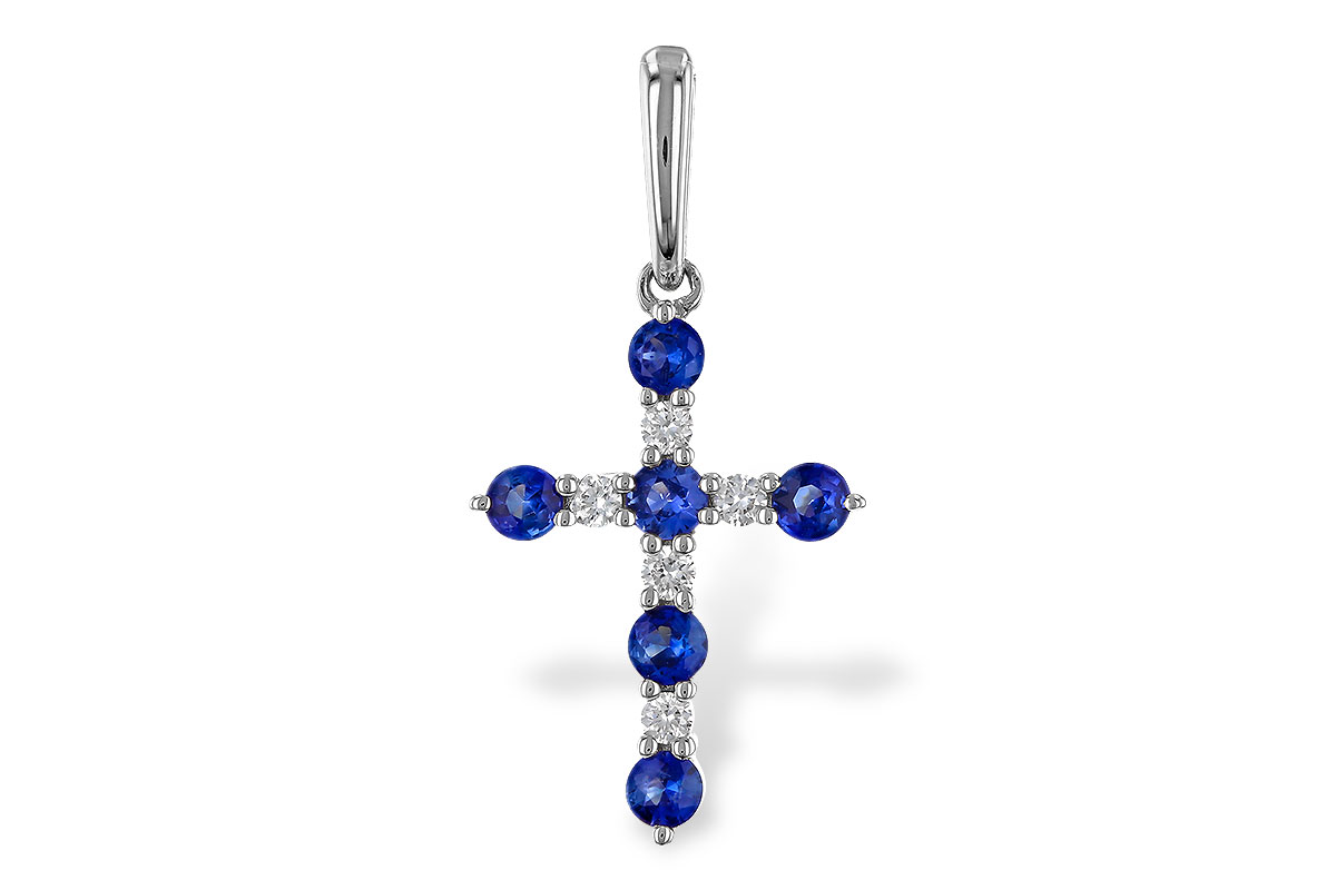 A329-66289: PENDANT .34 TW SAPP .42 TGW