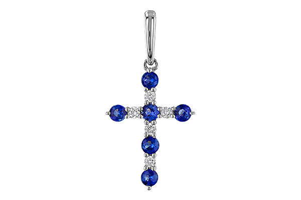 A329-66289: PENDANT .34 TW SAPP .42 TGW