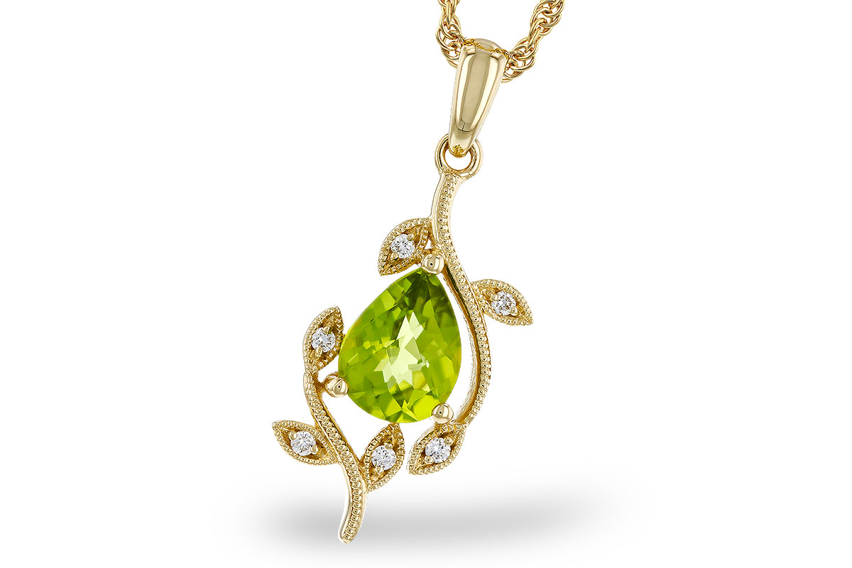 A329-67225: NECKLACE 1.16 PERIDOT 1.21 TGW (8x6MM PER)