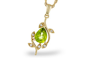 A329-67225: NECKLACE 1.16 PERIDOT 1.21 TGW (8x6MM PER)