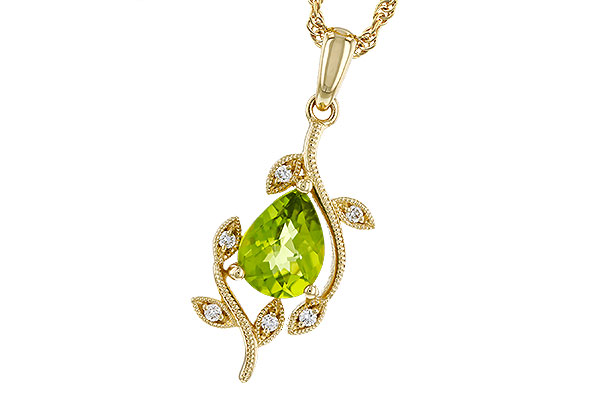 A329-67225: NECKLACE 1.16 PERIDOT 1.21 TGW (8x6MM PER)