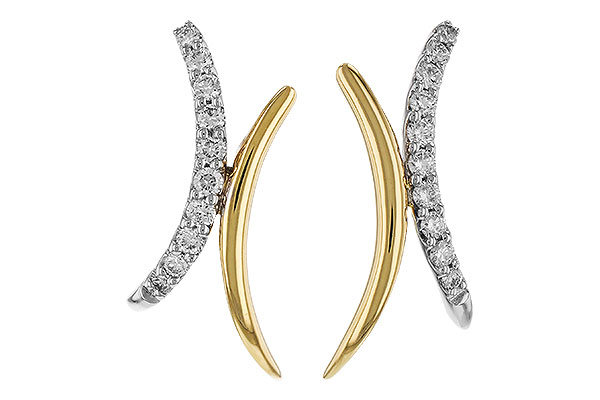 A329-69070: EARRINGS .15 TW