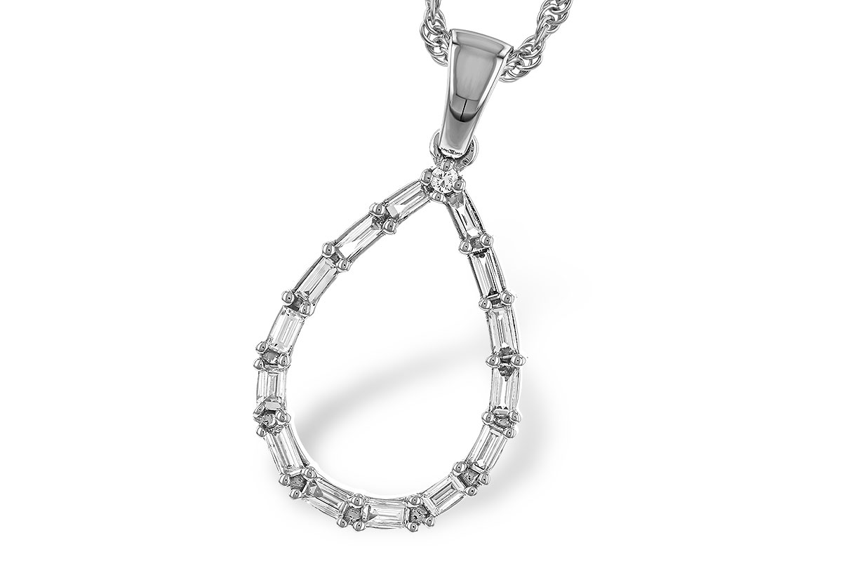 A329-69934: NECKLACE .27 BAG .28 TW