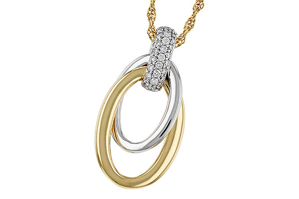A329-72643: NECKLACE .15 TW