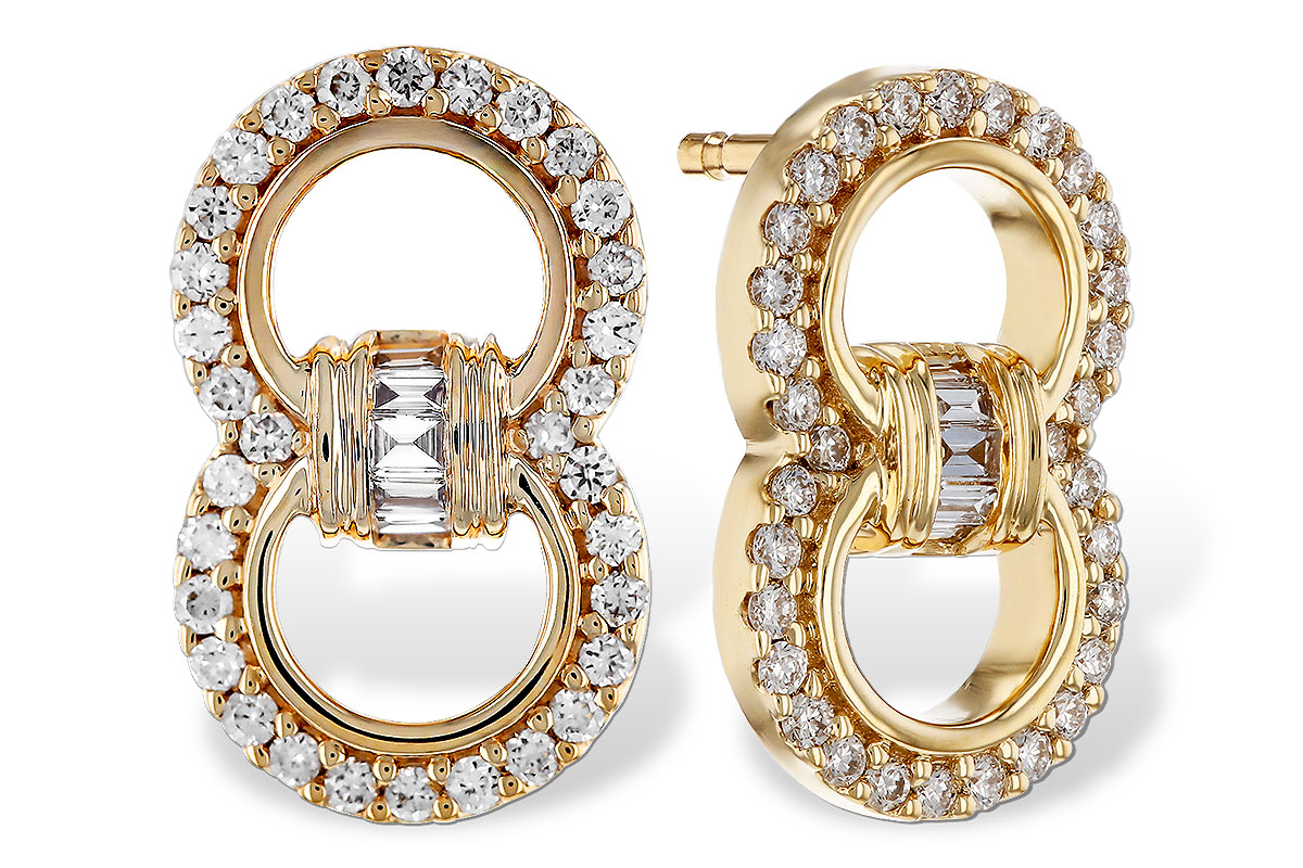 A330-55370: EARRINGS .05 TW BAGS .28 TW