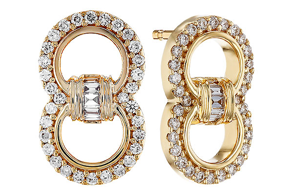 A330-55370: EARRINGS .05 TW BAGS .28 TW