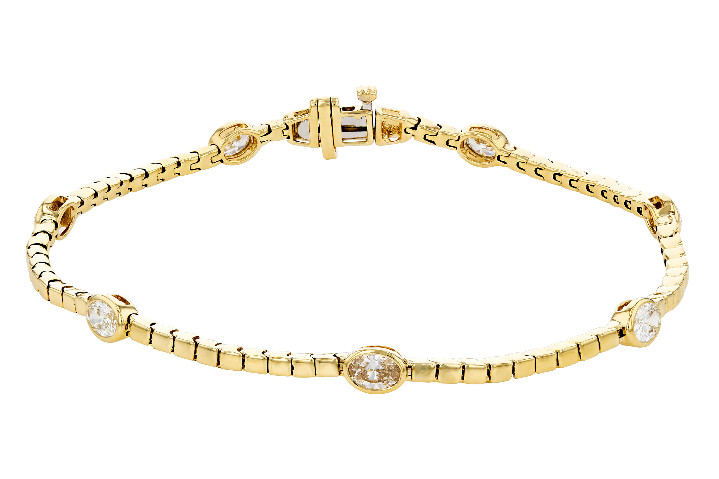 A330-57243: BRACELET 1.30 TW OVAL DIA (7")
