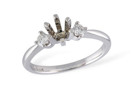 B060-58107: LDS SEMI DIA RING .14 TW