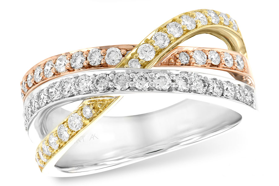 B147-84470: LDS WED RG .74 TW (PRONG SET)