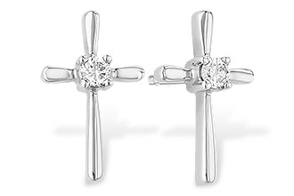 B238-77243: EARRINGS .04 TW