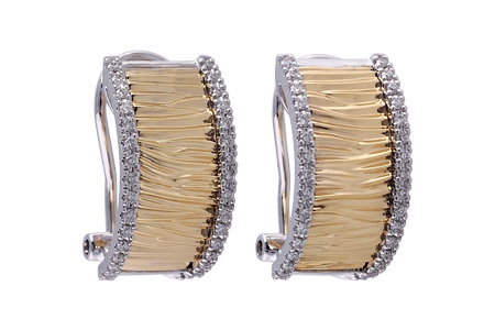 B239-66307: EARRINGS .37 TW