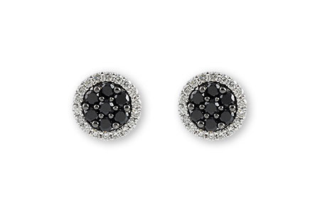 B241-53570: EARR .47 BLACK DIA .72 TW