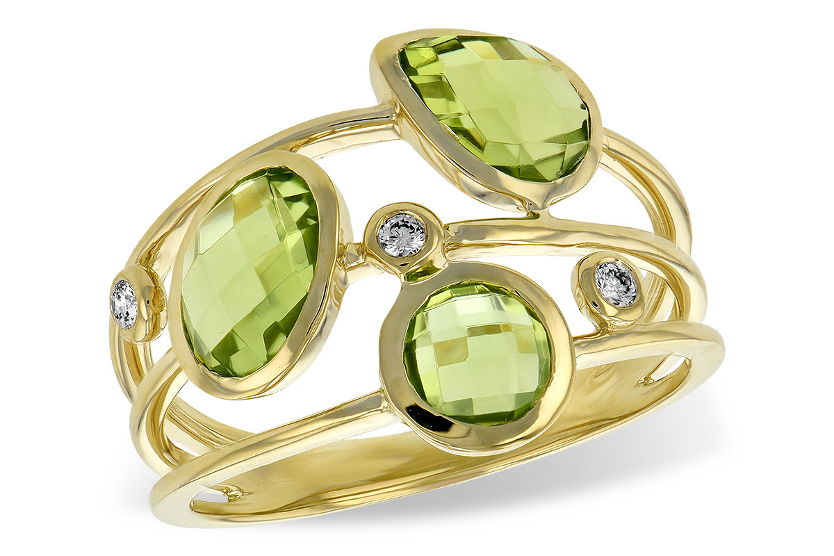 B244-22707: LDS RG 2.45 PERIDOT 2.50 TGW