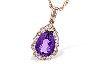 B245-17207: NECKLACE 1.53 AMETHYST 1.68 TGW (10x7 PS)