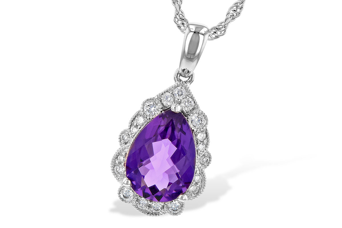 B245-17207: NECKLACE 1.53 AMETHYST 1.68 TGW (10x7 PS)