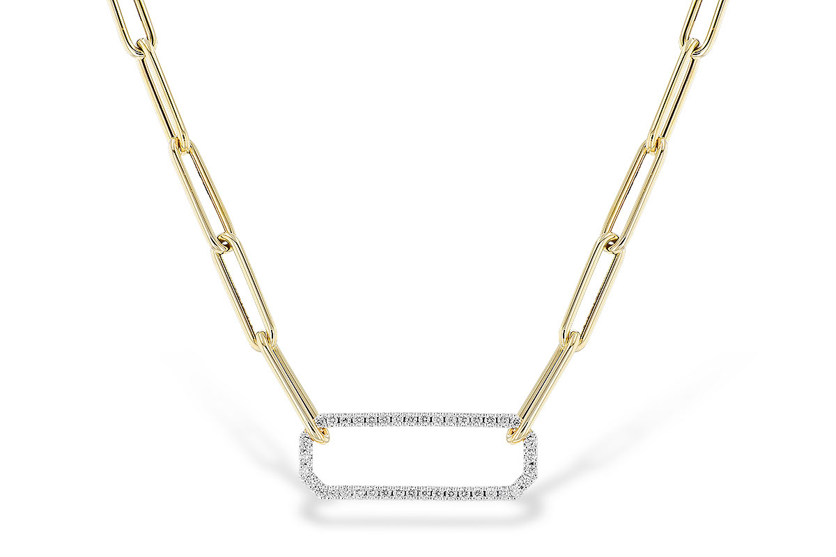 B328-73634: NECKLACE .50 TW (17 INCHES)