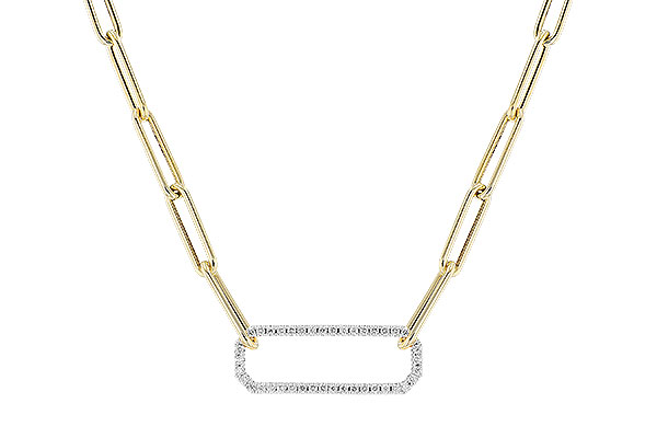 B328-73634: NECKLACE .50 TW (17 INCHES)