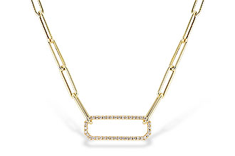 B328-73634: NECKLACE .50 TW (17 INCHES)