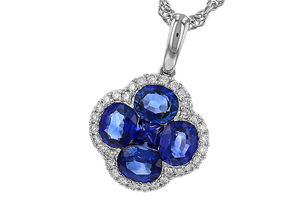 B329-65452: NECKLACE 1.72 SAPPHIRE 1.87 TGW