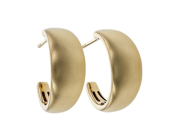 B329-66307: GOLD EARRINGS (20MM)