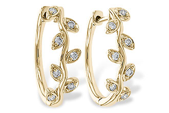 B329-66334: EARRINGS .25 TW