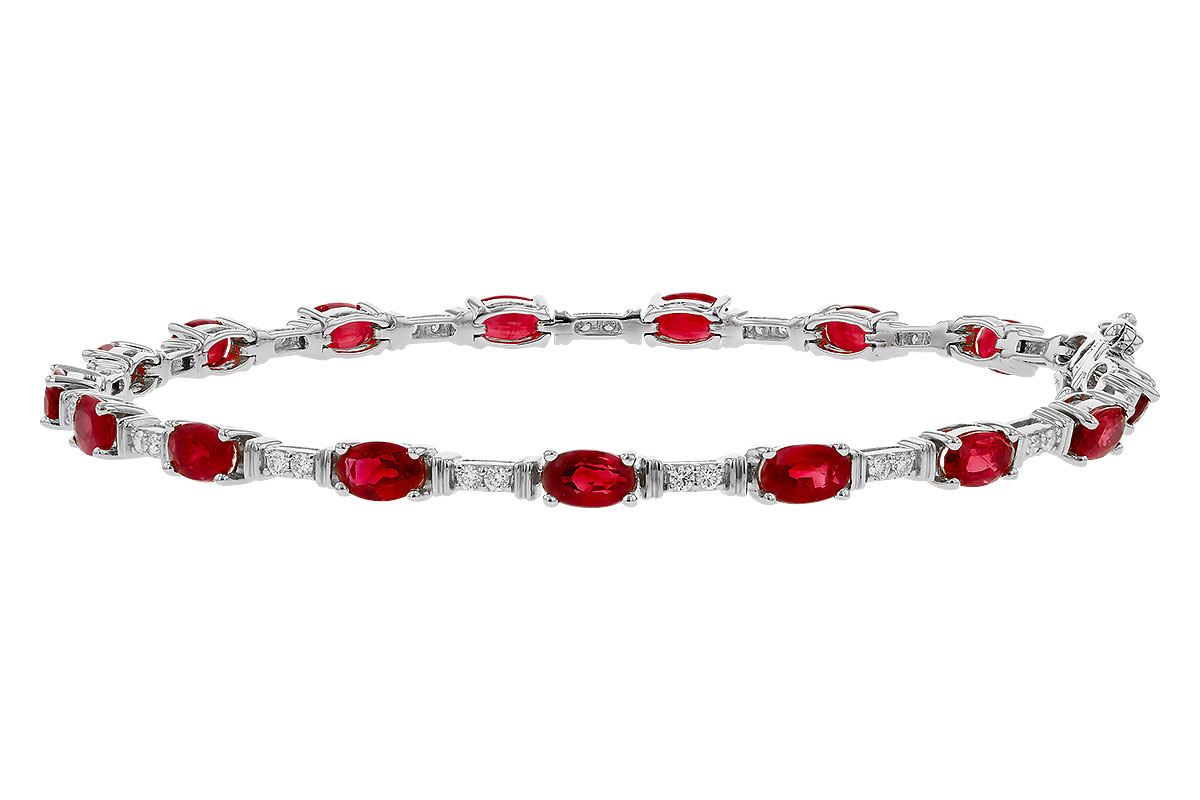 B329-66361: BRACELET 4.65 RUBY 4.97 TGW (7")