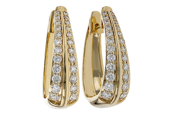 B329-67225: EARRINGS 2.00 TW