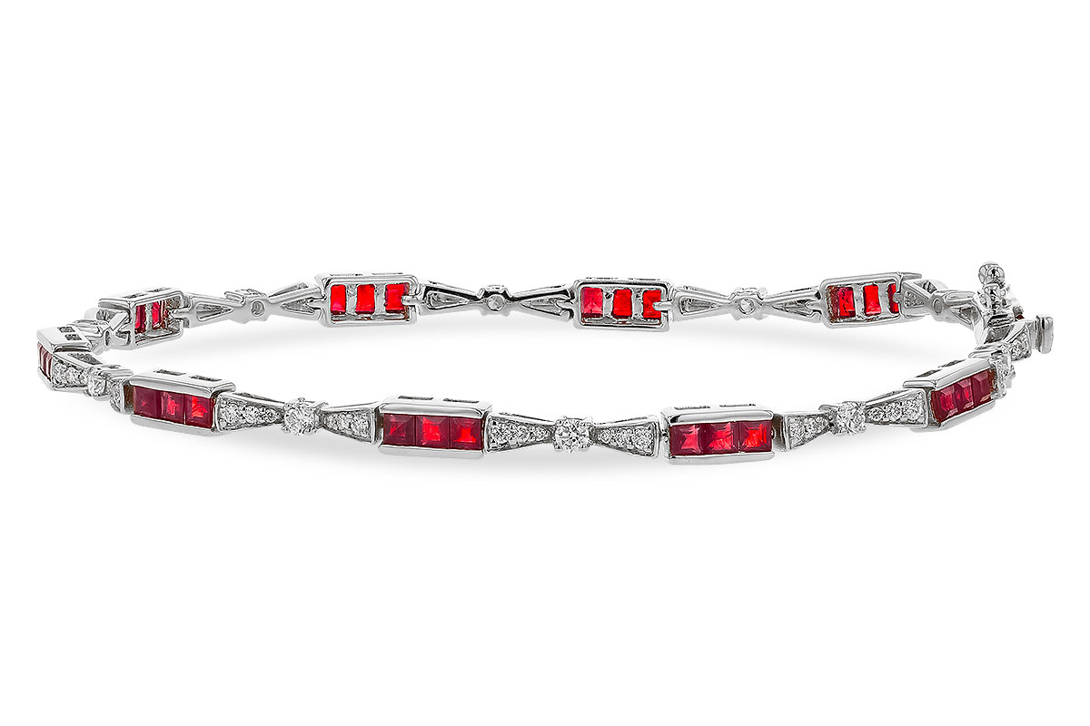 B329-69952: BRACELET 2.05 RUBY 2.70 TGW (7")
