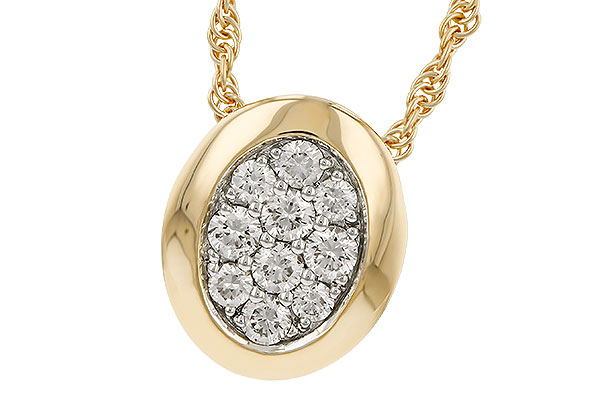 B329-70834: NECKLACE .25 TW