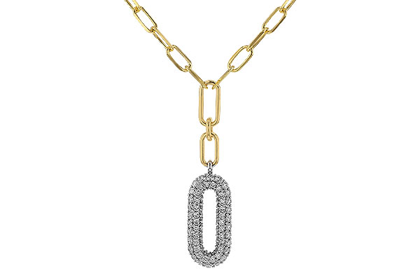 B329-71761: NECKLACE .96 TW (18")